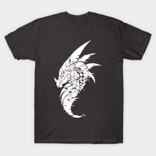 White dragon tattoo (glitch) T-Shirt